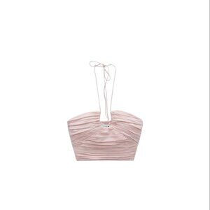 ZARA DRAPED TOP LIMITED EDITION PINCK SIZE S 3262/564/622